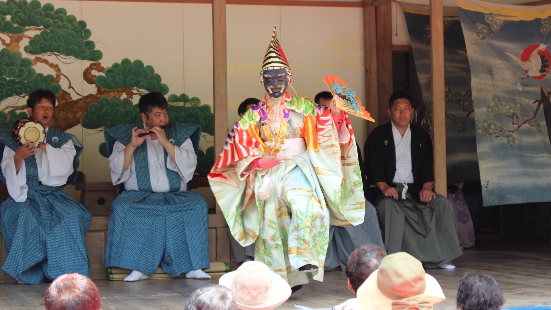 日本の祭り 忽戸の三番叟